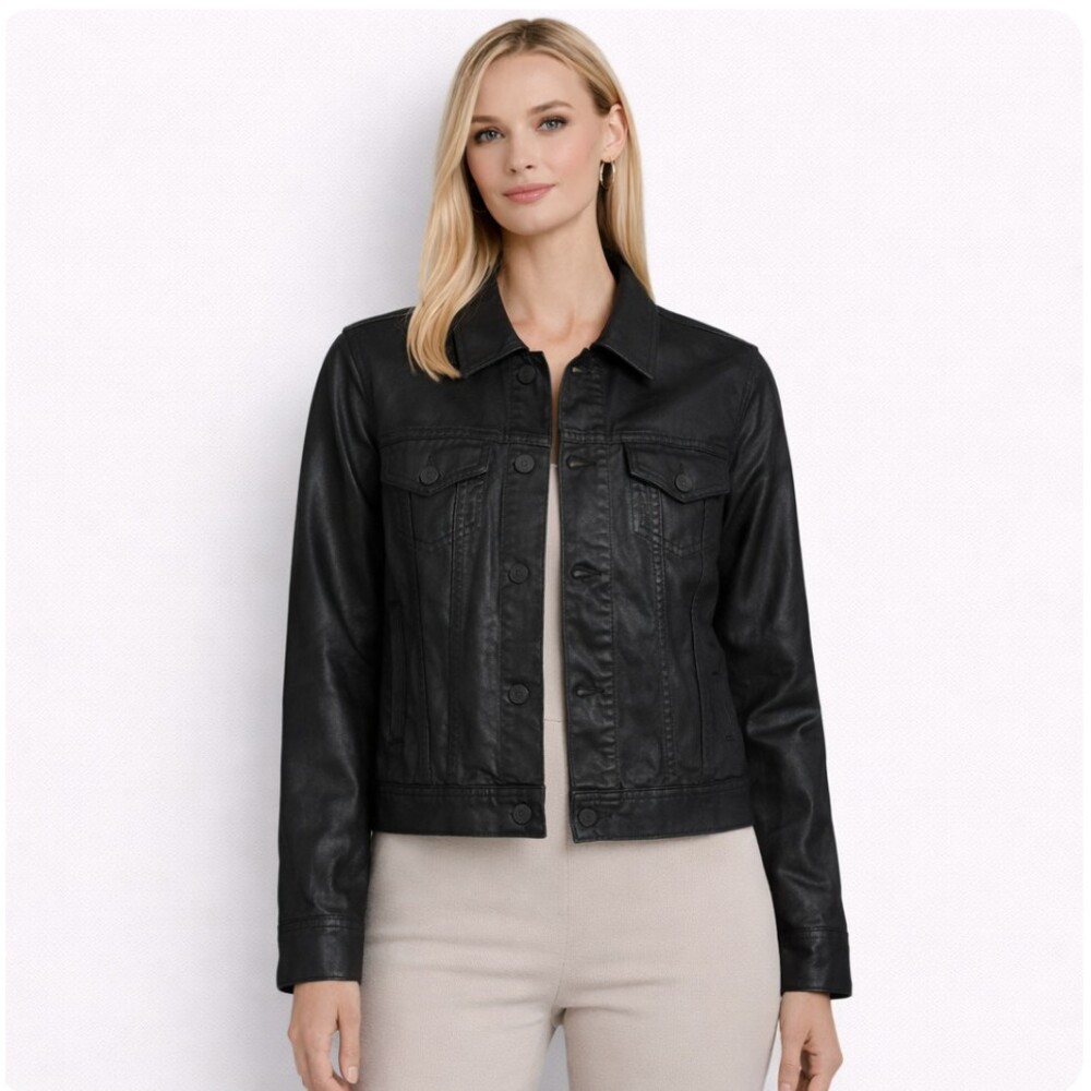 Coated Trucker Jacket